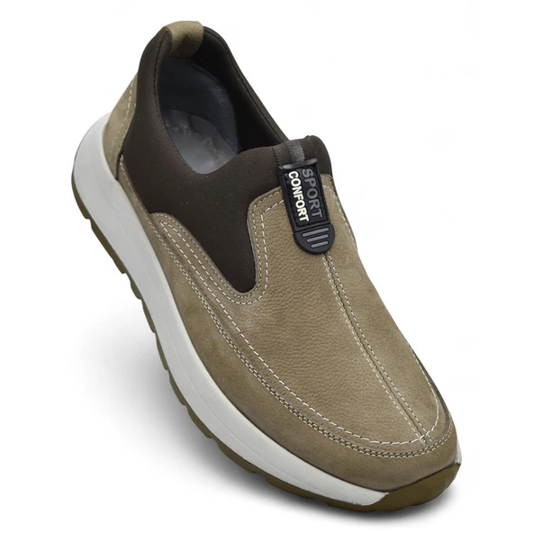 5501 Ortopedik Taban Hakiki Nubuk Deri Erkek Ayakkabı Mevsimlik Kışlık Erkek Ayakkabı - Resim 7