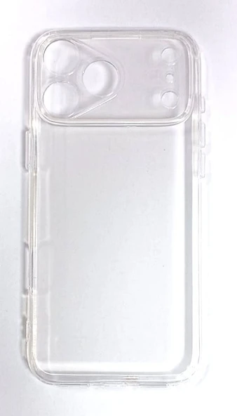 Apple iphone 17 Pro Uyumlu Kamera Ve Ekran Çıkıntılı Yumuşak Şeffaf Kılıf ürün görseli 1