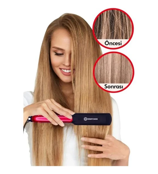 Seramik Kaplı Pembe Detay Saç Düzleştirici (5250)