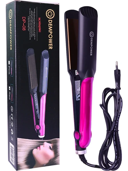 Seramik Kaplı Pembe Detay Saç Düzleştirici (5250) - 4