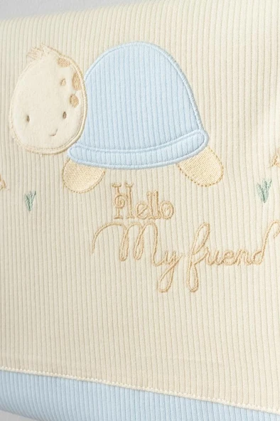 Bebitof %100 Pamuk Kaplumbağa Desenli 10 Parça Kutulu Hastane Çıkısı Seti BBTF.MV.10077 - 4