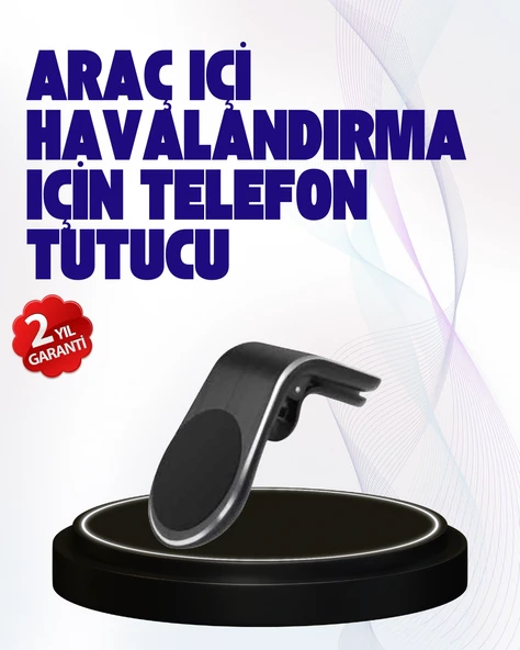 Güçlü Mıknatıslı Araç İçi Telefon Tutucu – Evrensel Uyum - 1
