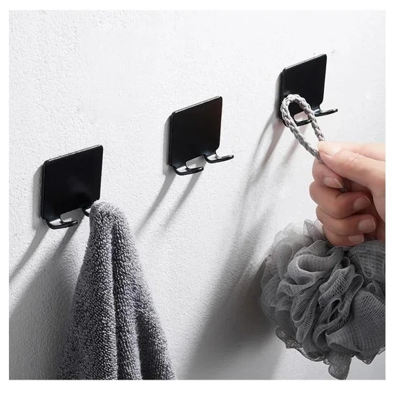 Zhltools Paslanmaz 2li Traş Bıçağı Tutucu Banyo Lif Askısı Çok Amaçlı Askı - Resim 5