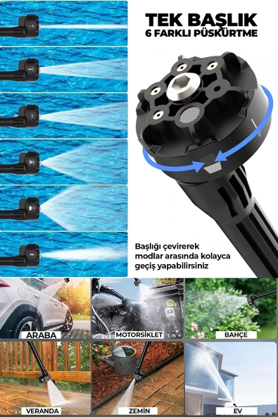 Robo Ultra 3 Kovalı Pembe Köpük Hediyeli yüksek Basınçlı yıkama makinesi - 6