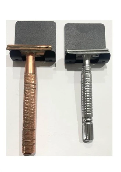 Zhltools Paslanmaz 2li Traş Bıçağı Tutucu Banyo Lif Askısı Çok Amaçlı Askı - Resim 7