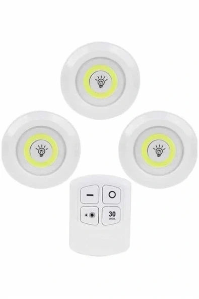 Kablosuz Pilli Işıldak Masa Lambası Mutfak Tezgah Altı Banyo Dolabı Dolap İçi