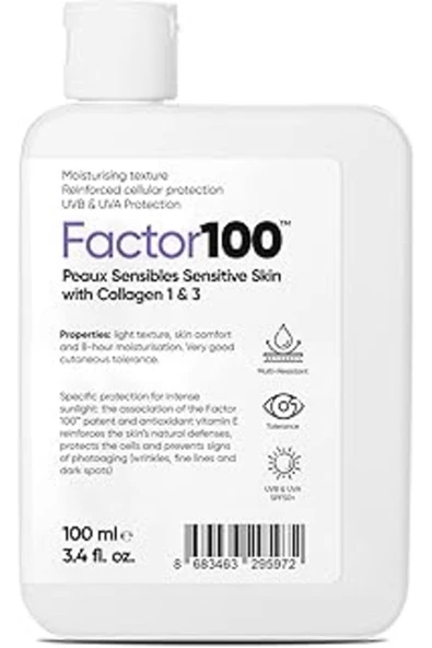 Factor100 Ultra Emledirici Leke Karşıtı Yüksek Korumalı Spf50+, 100Ml ürün görseli
