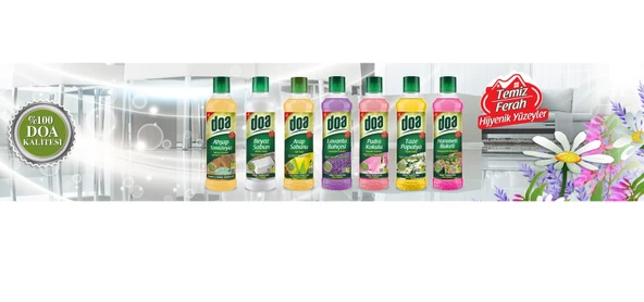 Doa Jel Tüm Yüzey Beyaz Sabun Kokulu Yüzey Temizleyici 750 Ml x 2 Adet - Resim 4