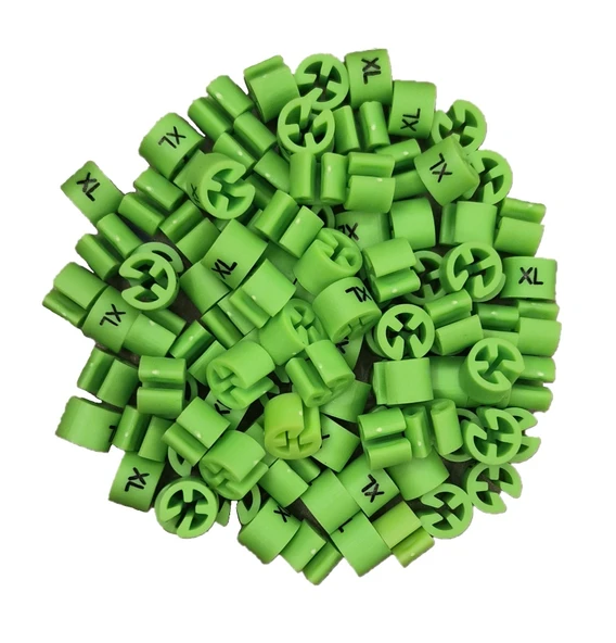 Askı Için Fıstık Yeşili Baskılı (XL)' Benden Boncuğu (100 Adet) ürün görseli 1