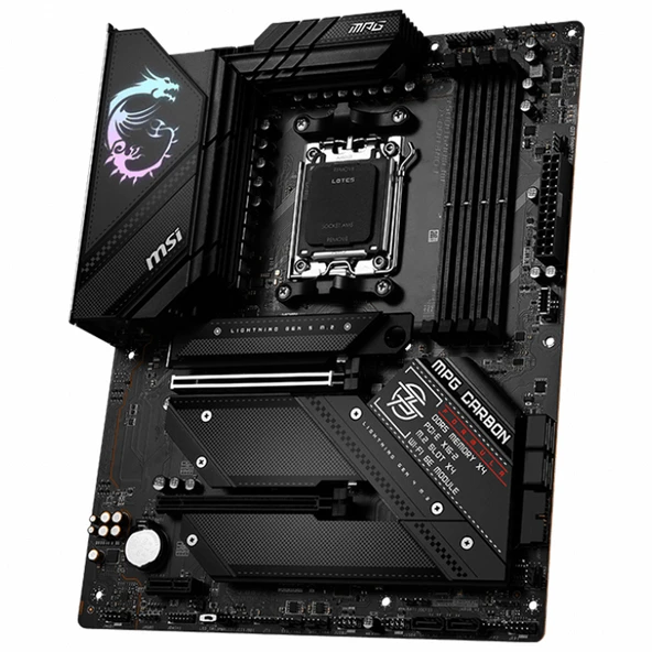 MSI MPG B650 CARBON WIFI DDR5 6600MHz(OC) HDMI DP M.2 ATX - Resim 4