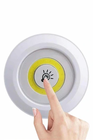 Kablosuz Pilli Işıldak  Masa Lambası Mutfak Tezgah Altı Banyo Dolabı Dolap İçi - 5