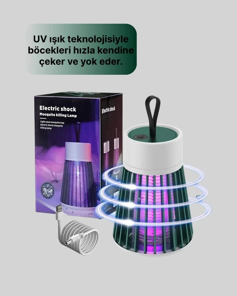 Sessiz ve Güvenli Sivrisinek Kovucu Lamba - 4