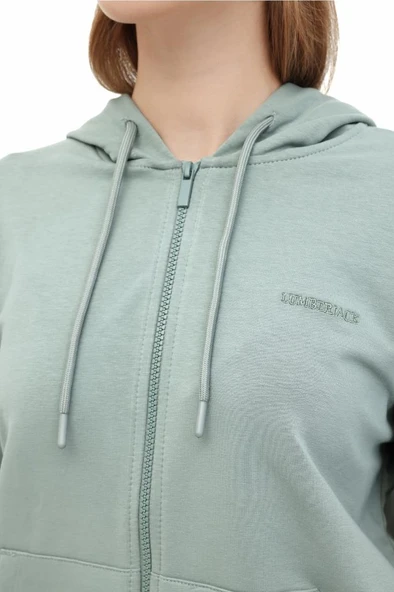 Lumberjack WB SN77 5PR 102027282 Kadın Eşofman Üstü Mint XS-XL - 4