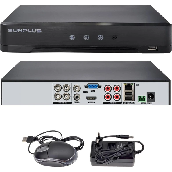 Kayıt Cihazı Ahd Dvr 4 Kanal Wıfı 5mp 1080P H265 Xmeye Sunplus SP-4200 ürün görseli