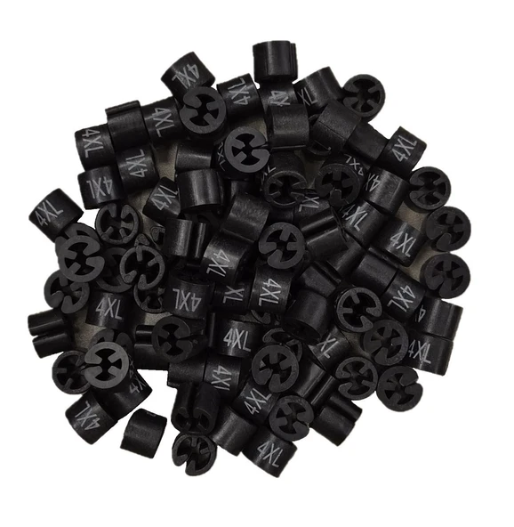 Askı Için Siyah Baskılı (4XL)' Benden Boncuğu (100 Adet) ürün görseli 1