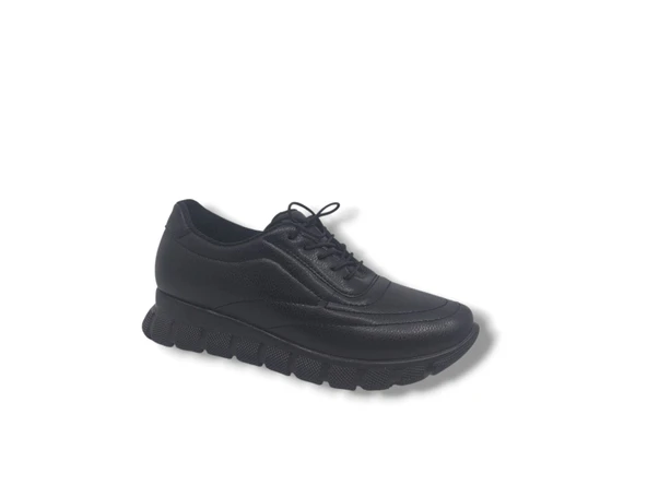 Zerhan 120 Kadın Siyah Çorap Model Komfort Ayakkabı - 2