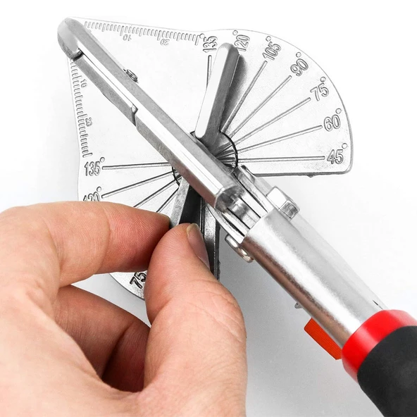 Dereceli Ayarlanabilir Makas Gönye Makası 45-135 derece Ayarlanabilir Ağaç Budama Makası Açılı Kesme Makası ürün görseli 1