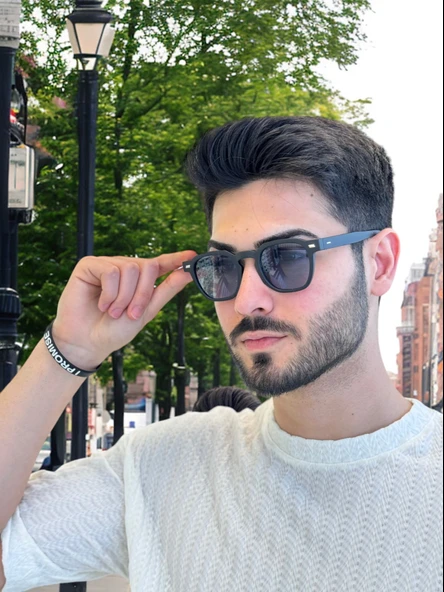 156 C97 47 Marco Salvadori Polarizei Güneş Gözlüğü - Resim 3