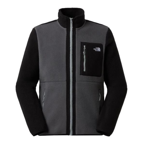 The North Face Yumiori Erkek Tam Boy Fermuarlı Polar ANTHRACITE GREY - Resim 4