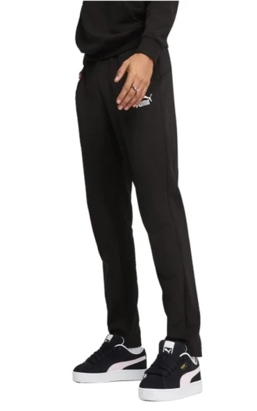 Puma 68261201 Ess No.1 Logo Erkek Siyah Günlük Stil Eşofman Altı - Resim 3