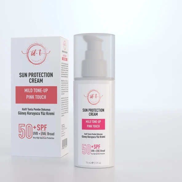 Pink Touch 50+spf Uvb + Uva Broad Hafif Tonlu Pembe Dokunuş Güneş Koruyucu Yüz Kremi Su Bazlı