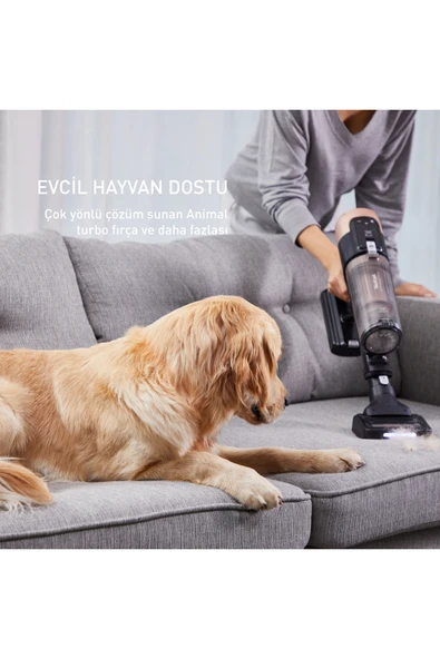 Tefal X-Force Flex 14.80 Animal Care TY9B74WO Şarjlı Dikey Süpürge - Resim 8