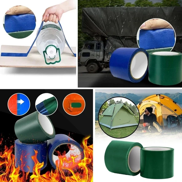5 cm x 5 mt. Yapışkanlı Çadır Tente Hortum Tamir Bandı (5250) - 3