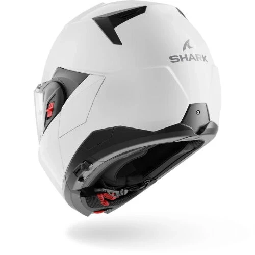 Kask Shark Oxo Blank Beyaz Çene Açılır - Resim 5