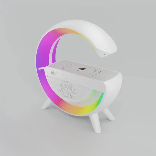 Kablosuz, Usb Bağlantılı, Ekstra Uzun Pil Ömürlü, 7 Renk Seçenekli Ambiyans Işığı,Telefon Şarj Standı BT2301 (5250)