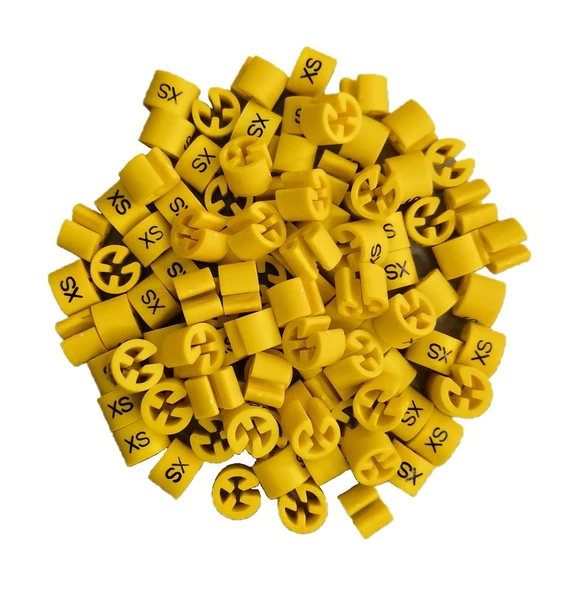 Askı Için Sarı Baskılı (XS)' Benden Boncuğu (100 Adet) ürün görseli 1