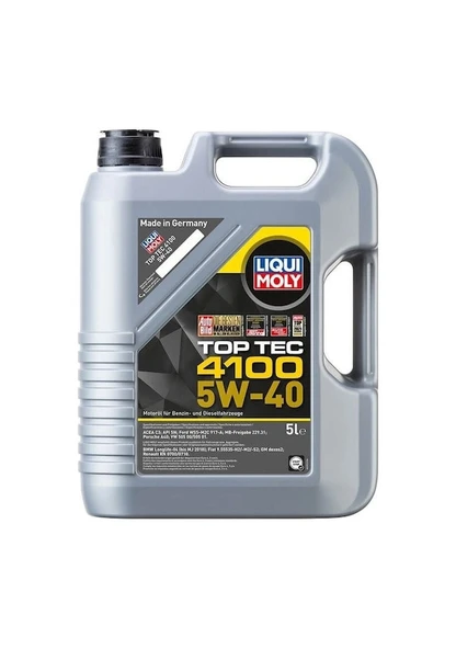 Liqui Moly Top Tec 4100 5W40 Motor Yağı 5 L