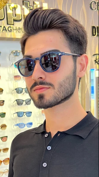 1065 C8 49 De Valentini Polarize Güneş Gözlüğü - Resim 3