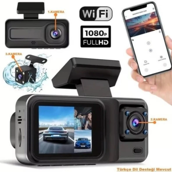 Zhltools 1080P 30 FPS Hd Araç Kamerası - 1