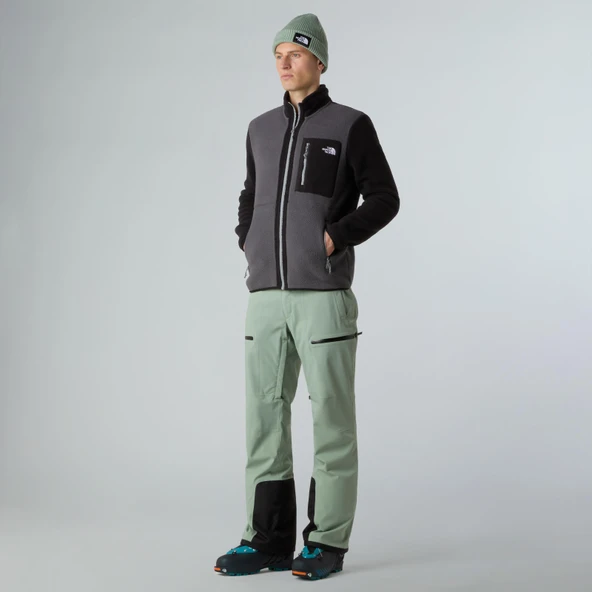 The North Face Yumiori Erkek Tam Boy Fermuarlı Polar ANTHRACITE GREY - Resim 2