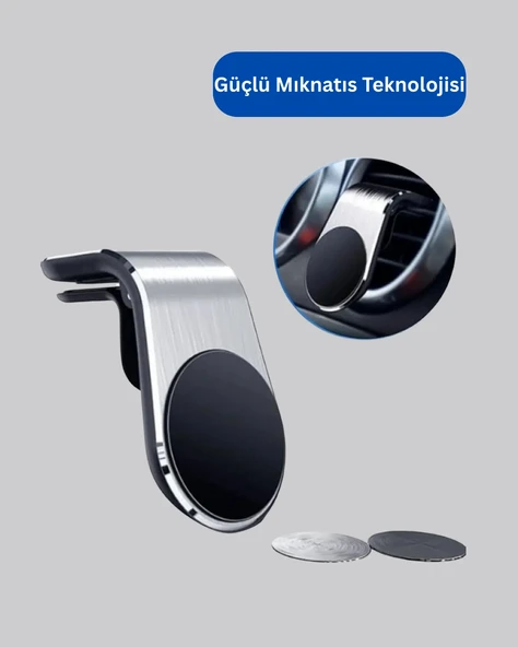 Güçlü Mıknatıslı Araç İçi Telefon Tutucu – Evrensel Uyum - 3