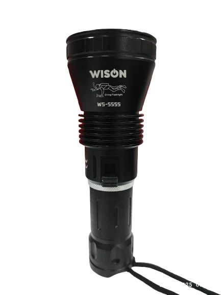 Wison Ws-5555 Şarjlı Su Altı Dalış El Feneri 120m Menzil 15w 2200 Lümen ürün görseli