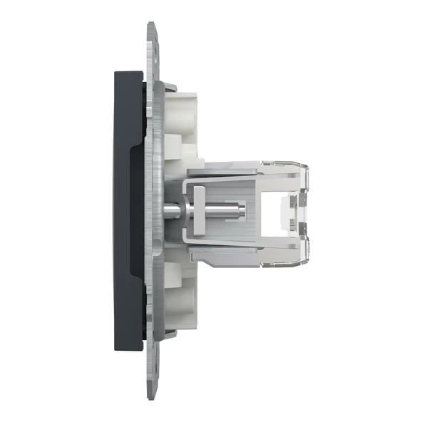 Schneider Electric EPH4700171 Asfora Antrasit 1xRJ45 Cat6 Prizi - Resim 3