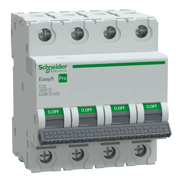 Schneider Electric EZ9F57432 4X32A C 6kA Otomatik Sigorta Easy9 Pro ürün görseli