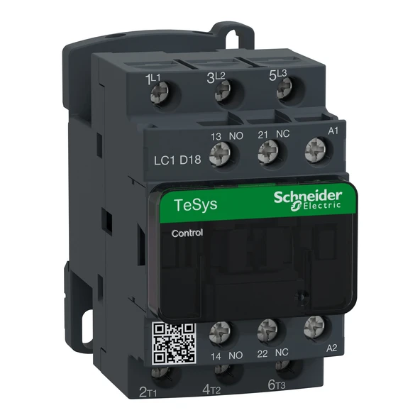 Schneider Electric LC1D18M7 18A 220VAC Kontaktör ürün görseli 1