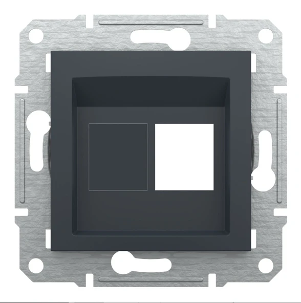 Schneider Electric EPH4300171-02 Asfora Antrasit 1xRJ45 Konnektörsüz ürün görseli 1