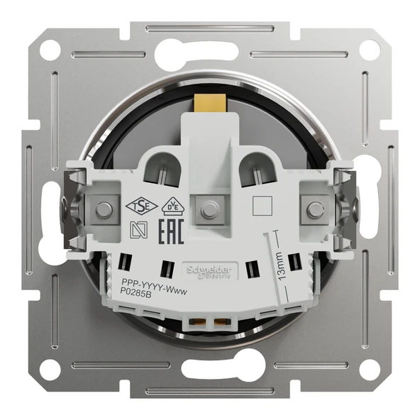 Schneider Electric EPH2900271 Asfora Antrasit Çocuk Korumalı Topraklı Priz - Resim 2