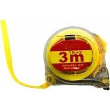 SMS Şerit Metre Şeffaf 3 Metre