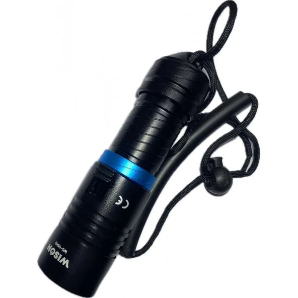 Wison Ws-4545 Şarjlı Su Altı Dalış El Feneri 100 Menzil 10w 1800 Lümen ürün görseli 1