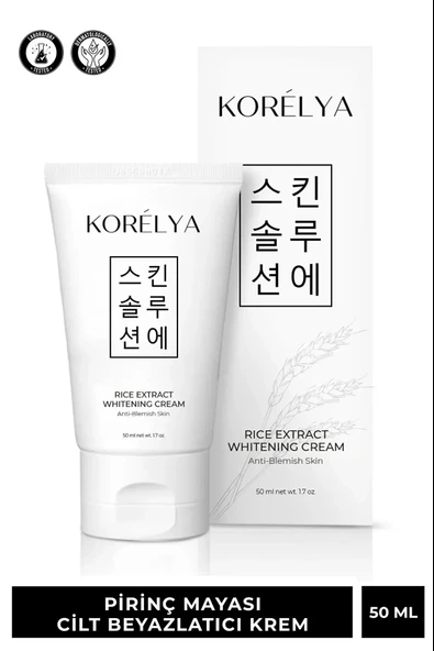 KORELYA Pirinç Mayası Leke Karşıtı Beyazlatıcı Krem - Rice Yeast Whitening Cream 50 ml - 7