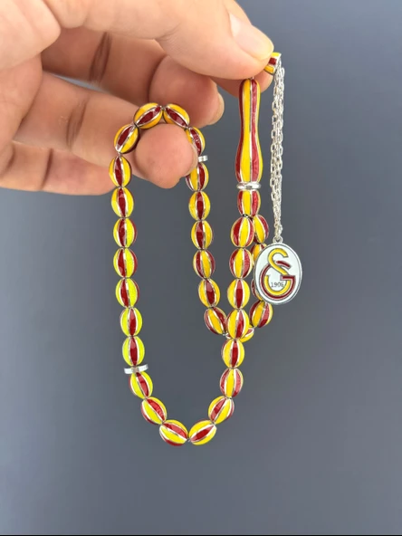 MURİ TESBİH 37,2 GR GS Lİ GÜMÜŞ BEYZİ KESİM 6,25X8,50 - 4