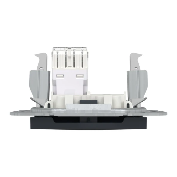 Schneider Electric EPH4700171 Asfora Antrasit 1xRJ45 Cat6 Prizi - Resim 4