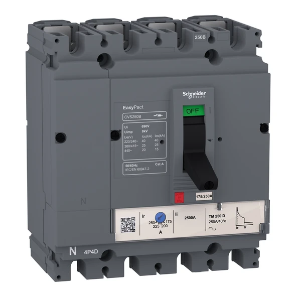 Schneider Electric LV510316 4x80A 25kA TMŞ 56-80A Ayarlı ürün görseli 1