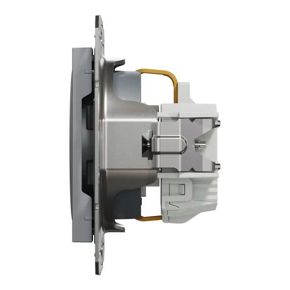 Schneider Electric EPH2900162 Asfora Çelik Topraklı Priz - Resim 5