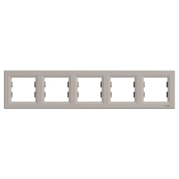 Schneider Electric EPH5800469 Asfora Bronz Dörtlü Çerçeve Yatay ürün görseli 1
