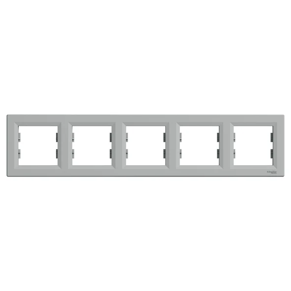 Schneider Electric EPH5800561 Asfora Alüminyum Beşli Çerçeve Yatay ürün görseli 1